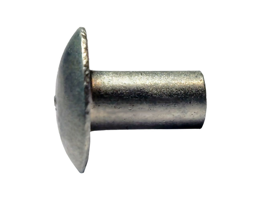 Заклепка под молоток полукруглая 5*10 алюминиевая ГОСТ 10299-80 (DIN 660), 100 шт  #1
