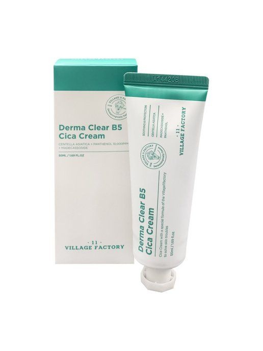 Увлажняющий питательный крем-гель VILLAGE 11 FACTORY Derma Clear B5 Cica Cream 50мл  #1