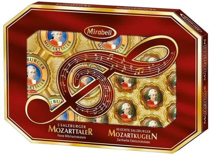 Подарочный набор Mirabell Mozart Конфеты из молочного шоколада, 271г  #1