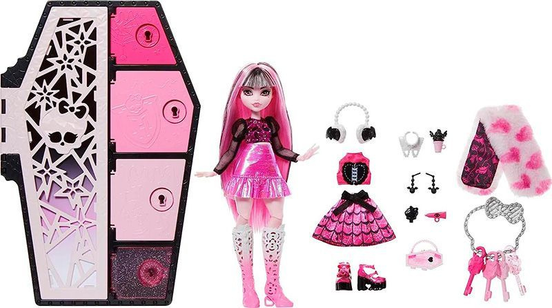 Кукла Monster High Draculaura Skulltimate Secrets 2 series Дракулаура "Последние секреты 2"  #1