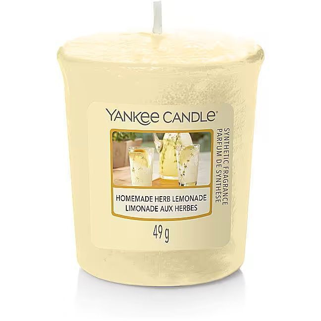Yankee Candle Свеча ароматическая "Домашний лимонад", 6 см х 6 см, 1 шт  #1