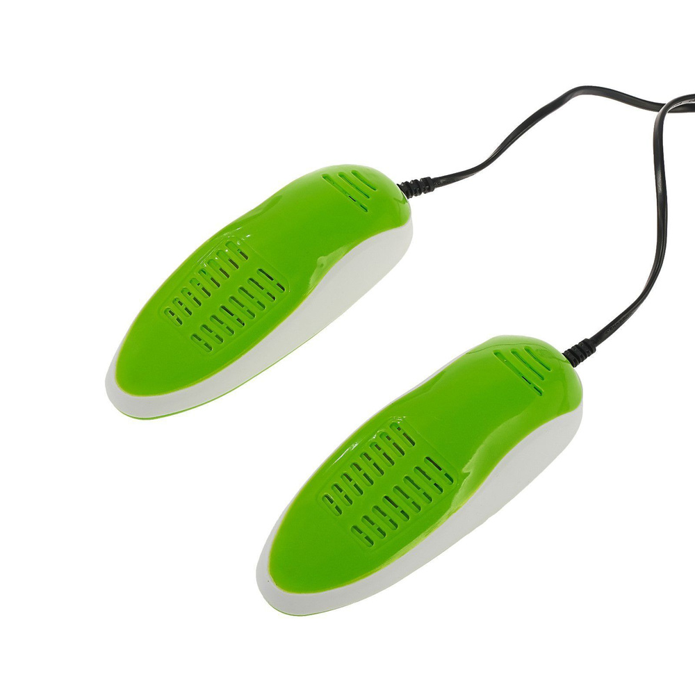 Сушилка для обуви Sakura SA-8153WGR, 60-75С, арома-пластик, антибакт., зелено-белый  #1