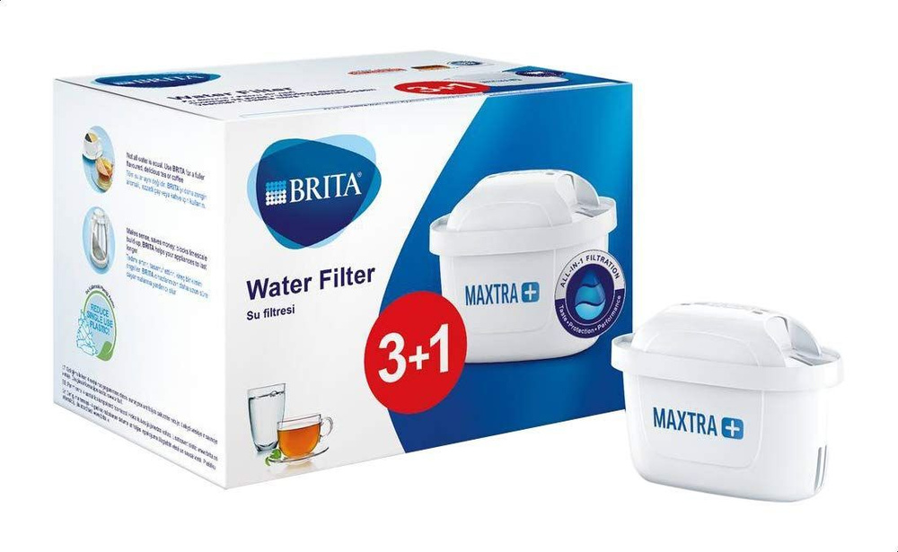 Сменный фильтр для воды BRITA MAXTRA+, 4 шт., белый #1