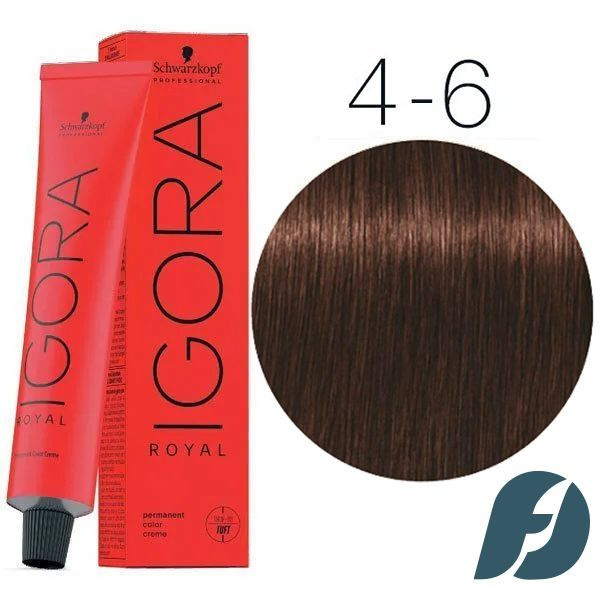 Schwarzkopf Professional Igora Royal 4-6 Крем-краска для волос, 60 мл #1