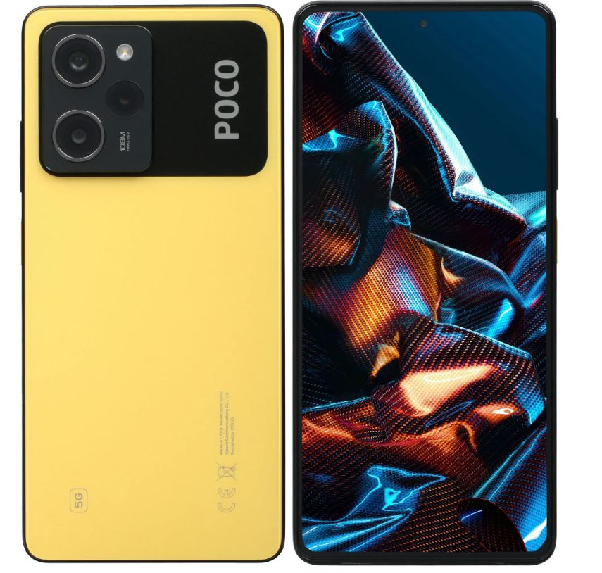 Poco Смартфон 6,67" X5 Pro 5G 128 ГБ (X5 Pro 5G) желтый 6/128 ГБ, желтый #1