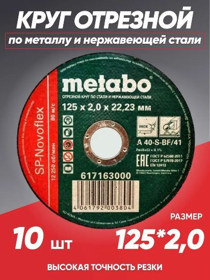 I-SHA Круг отрезной 125 x 2 x 22.23 #1