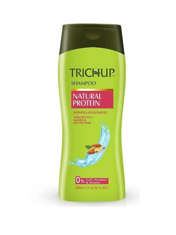 Trichup Natural Protein/Шампунь для волос, с натуральным протеином, 200 мл  #1