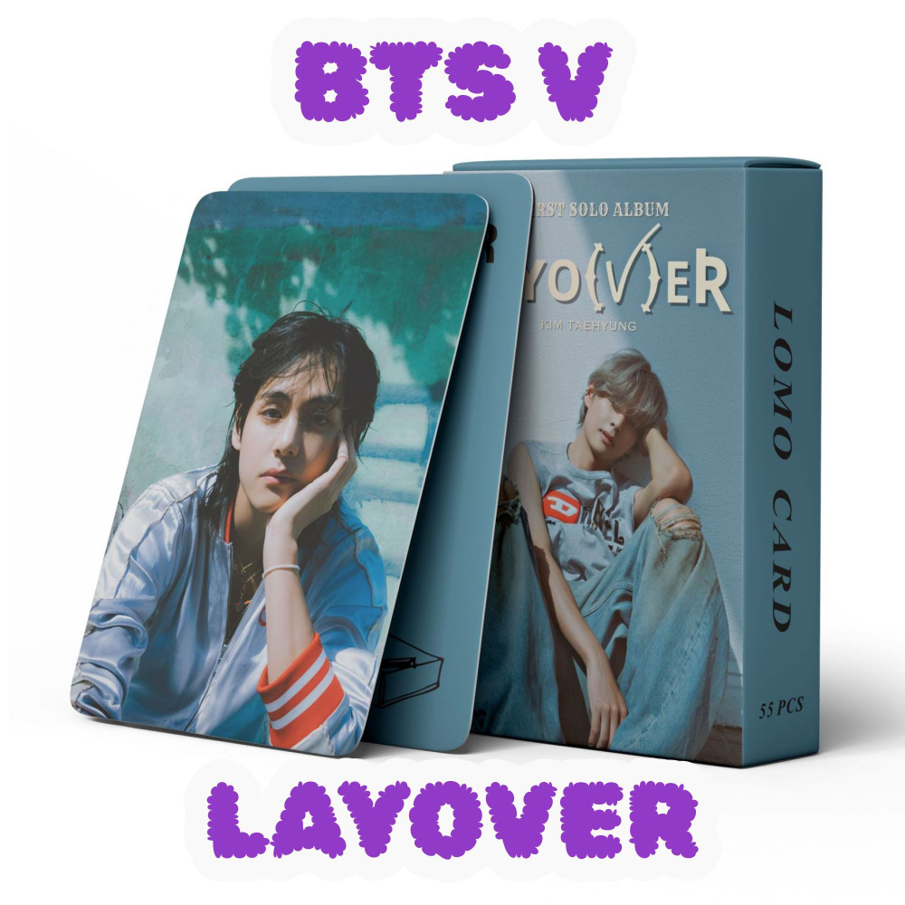 Набор коллекционных карточек BTS V LAYOVER #1