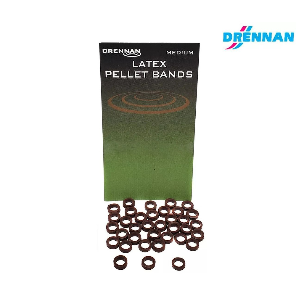 Силиконовые кольца 4.5 мм Средние Drennan (Дреннан) - Latex Pellets Bands Medium, 30 шт  #1