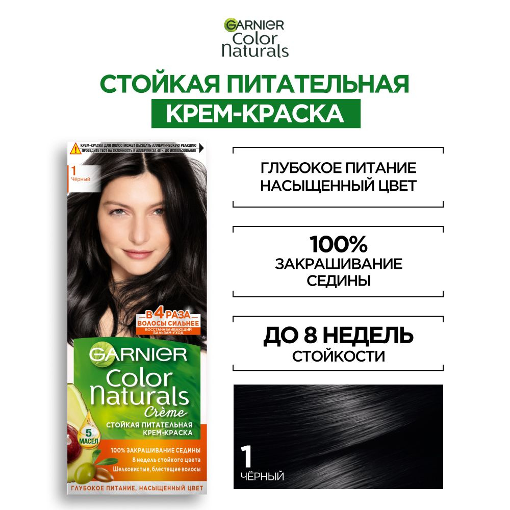 Garnier Стойкая питательная крем-краска для волос Color Naturals ...