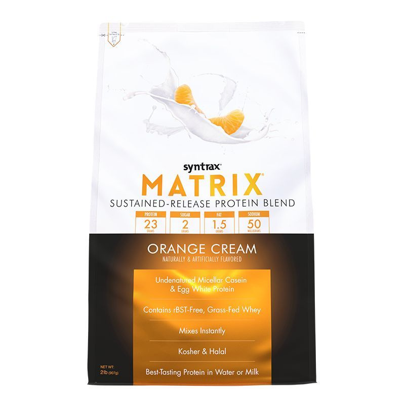 Многокомпонентный протеин Syntrax Matrix 907 гр Апельсиновый Крем  #1
