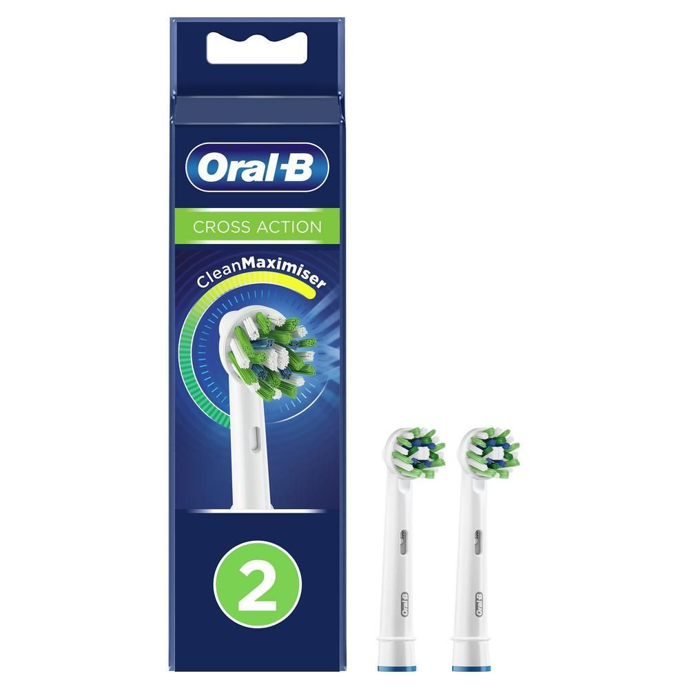 Сменные насадки для зуб. щетки CrossAction ORAL-B EB50RB 2 шт. #1