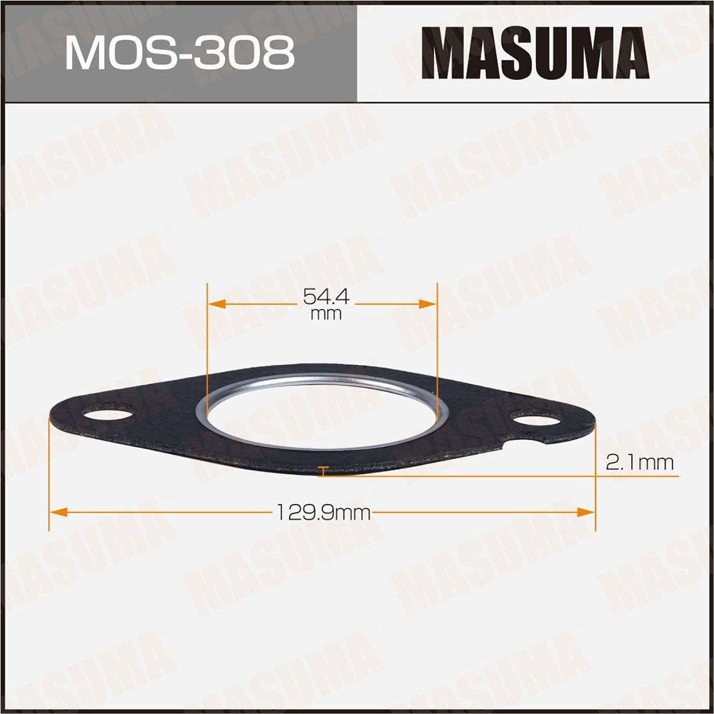 Masuma Прокладка глушителя, арт. MOS-308, 1 шт. #1