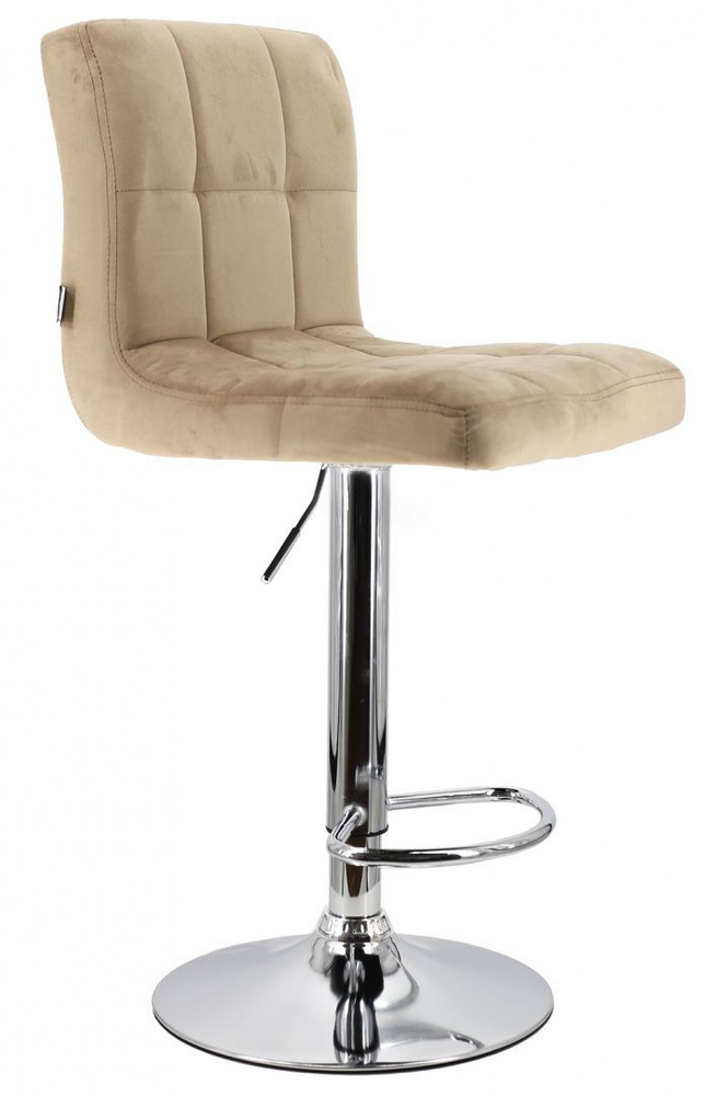 Барный стул Everprof Asti Ткань Капучино / со спинкой / для кухни, комнаты, офиса , кафе, ресторана / #1