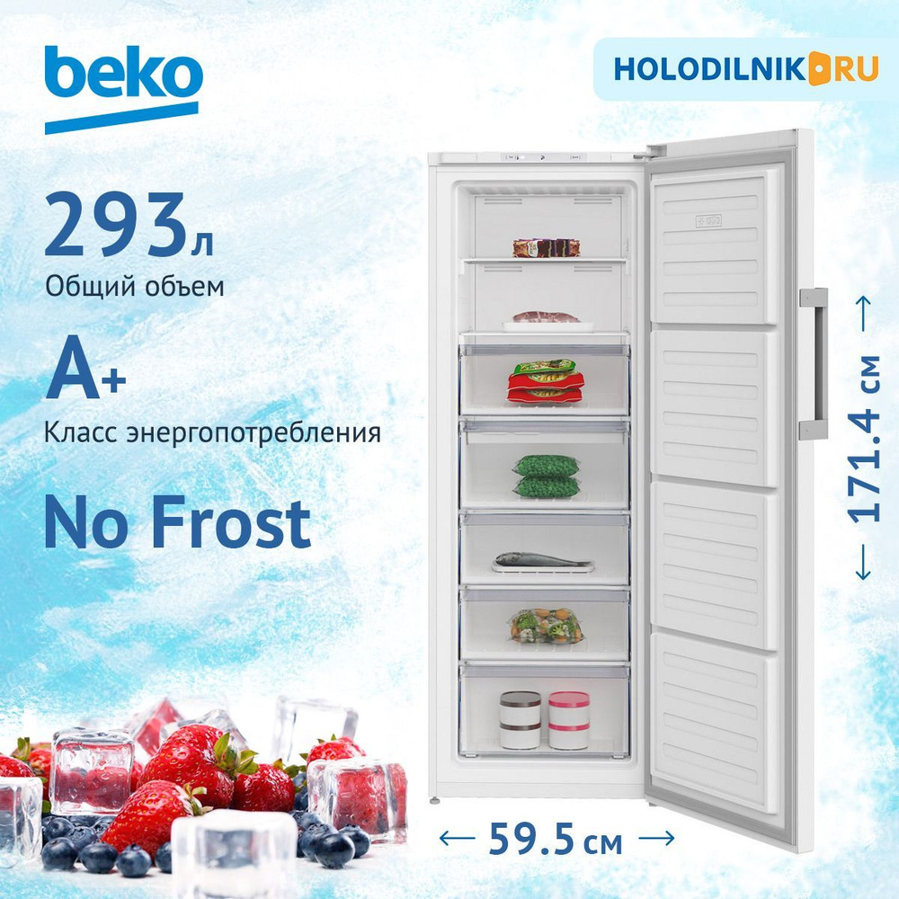 Морозильная камера Beko B1RFNK292W, белый #1