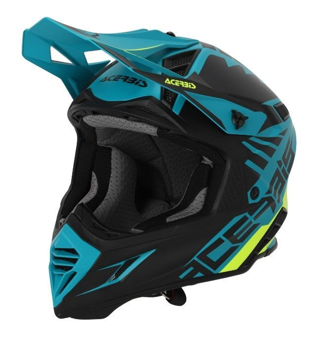 Кроссовый шлем ACERBIS X-TRACK 22-06, Green/Black (размер L) #1