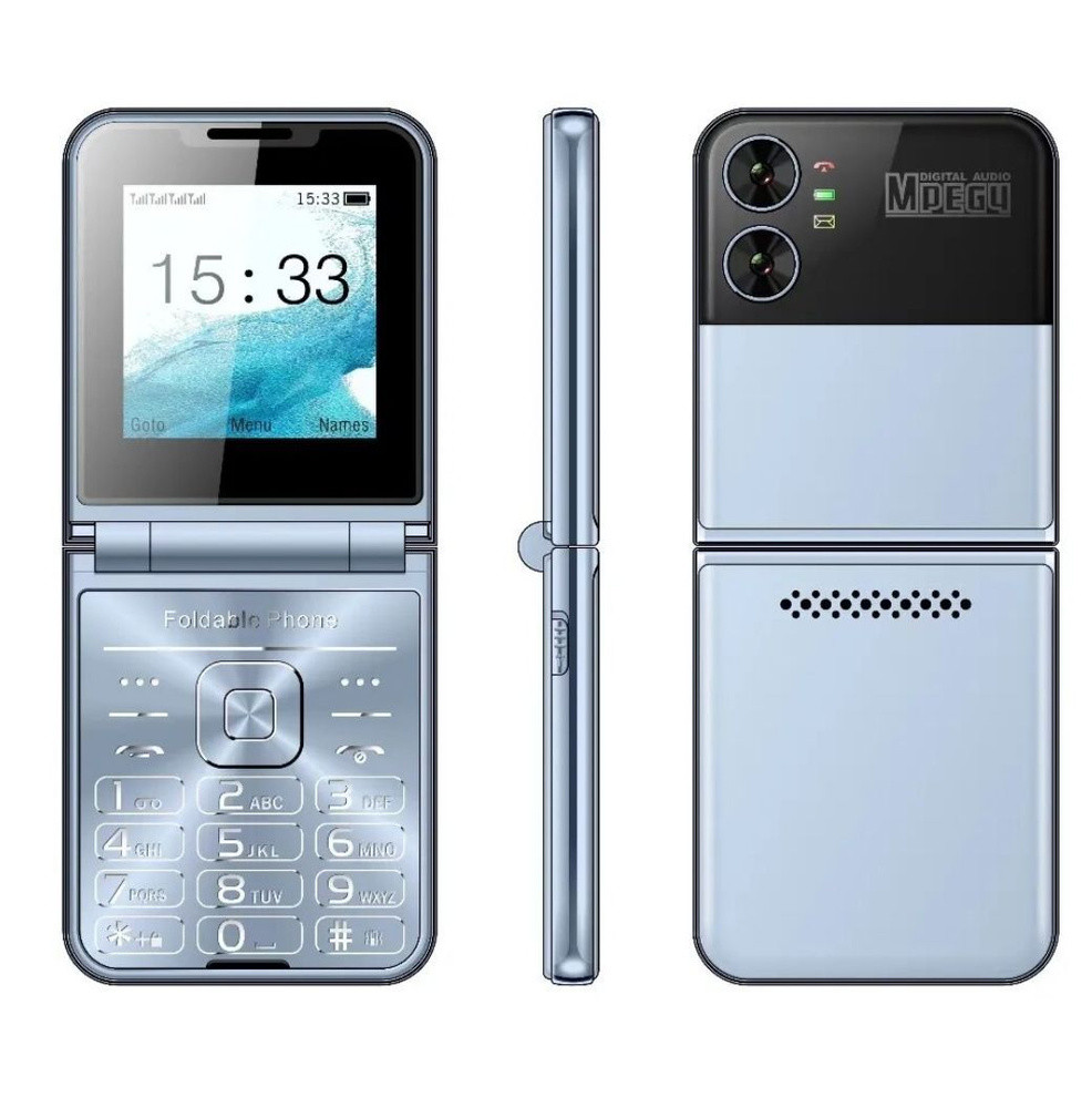 Мобильный телефон Flilo4, голубой #1