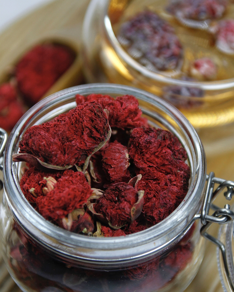 Чайный напиток Гранат 50 гр - цветы сухие, цельные, цветочный чай, россыпь  #1