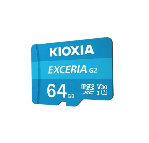 64Гб MicroSD карта памяти Kioxia(Toshiba) EXCERIA G2 (LMEX2L064GC4) #1