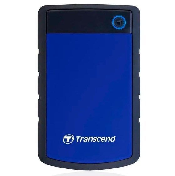 Transcend 1 ТБ Внешний жесткий диск StoreJet 25H3 (TS1TSJ25H3B), черный, синий  #1