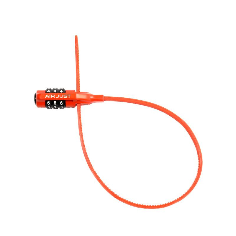 Велосипедный замок Ulac Air Just Z-tie Lock Combo Orange #1