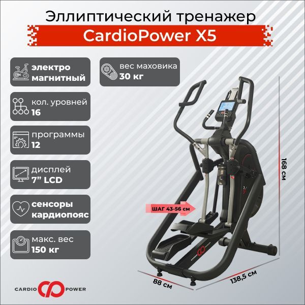 Эллиптический тренажер CardioPower X5 #1