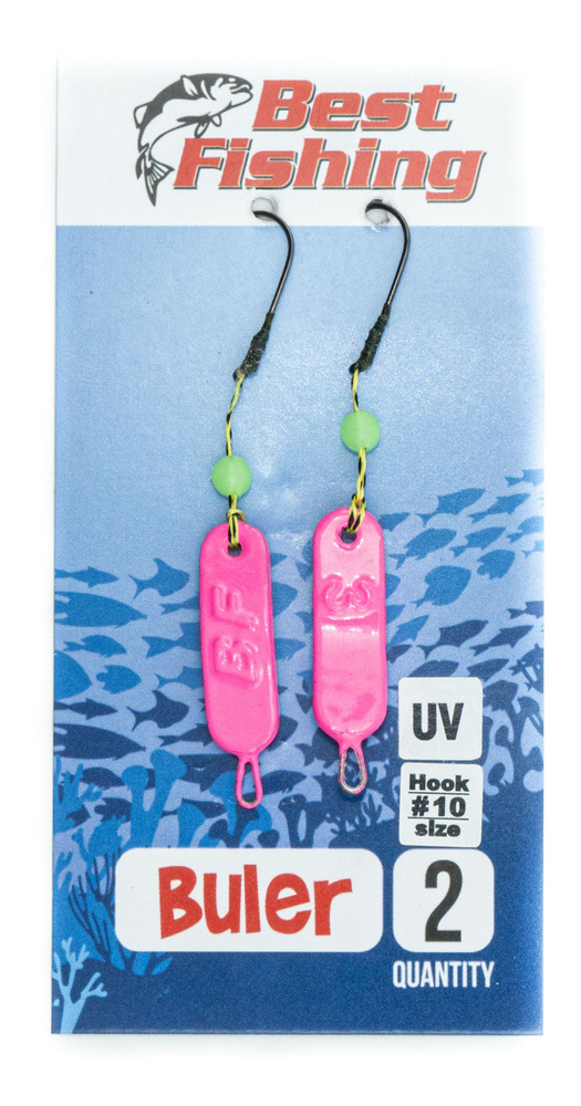 Булеры Best Fishing Neon, #10, 3 г, розовый UV #1