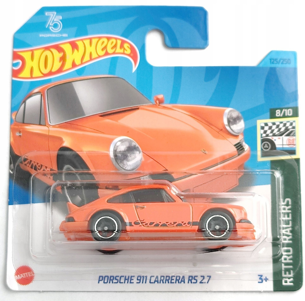 Игрушечная машинка Hot Wheels PORSCHE 911 CARRERA RS 2.7 Orange (базовая коллекция 2023 г, 125/250)  #1