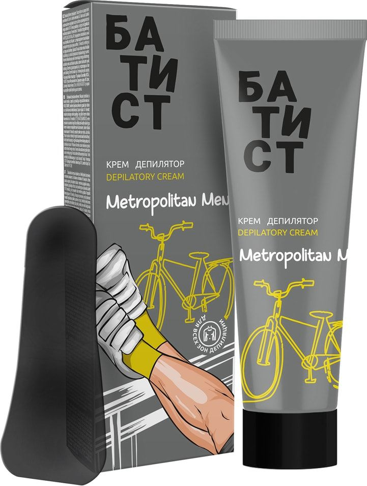 Крем для депиляции Батист Metropolitan Men 100мл х1шт #1