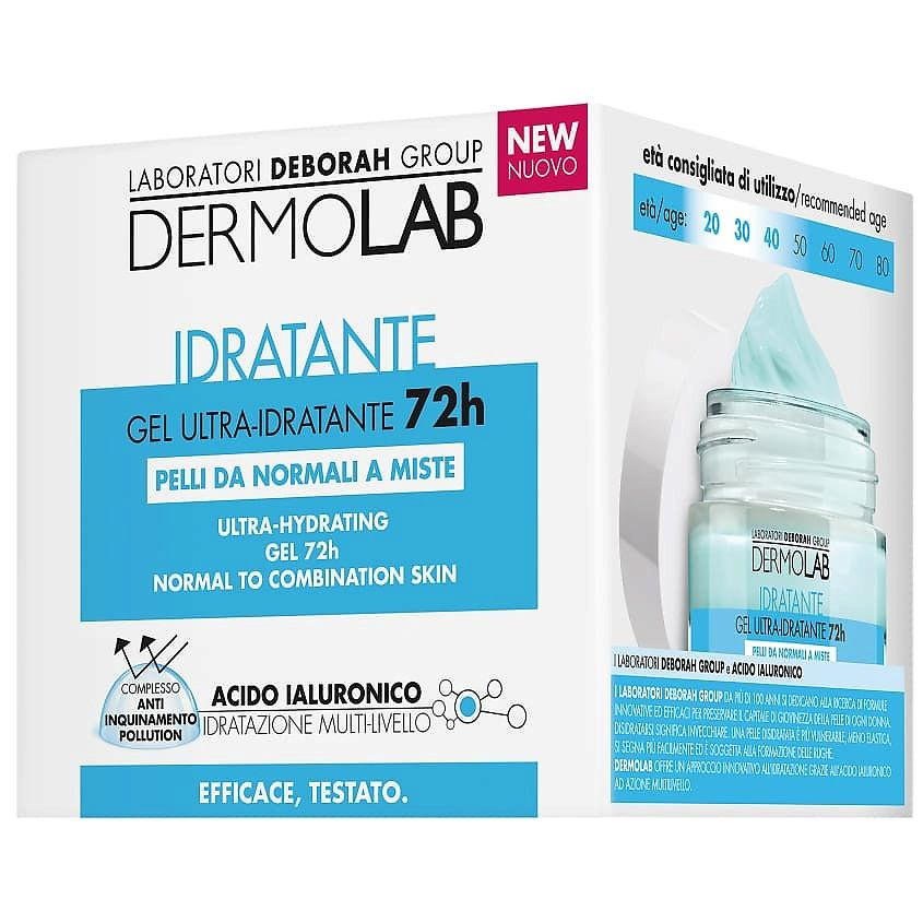 DEBORAH DERMOLAB Гель для лица ультра-увлажняющий 72H ULTRA-HYDRATING GEL 50 мл  #1