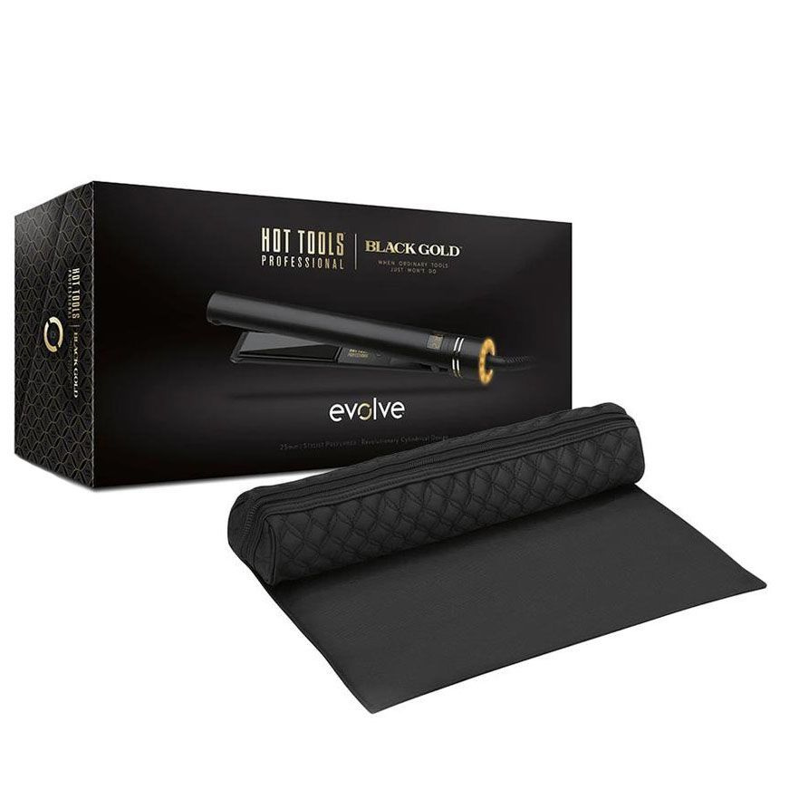 Выпрямитель Hot Tools Professional 25mm Evolve Black Gold Titanium Styler #1