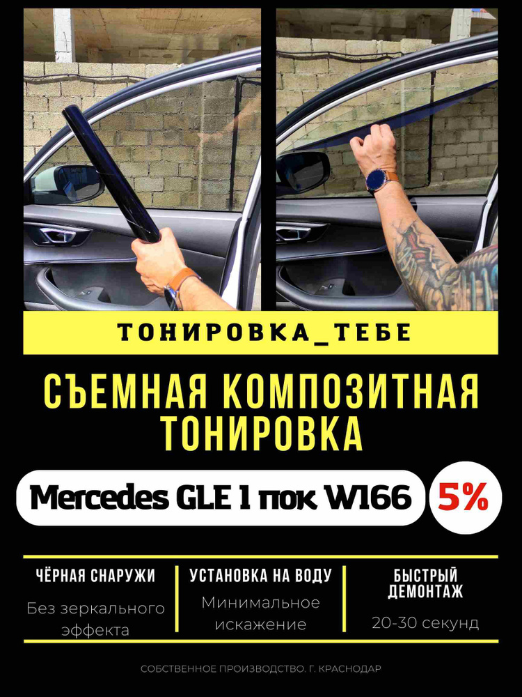 Пленка композитная Mercedes GLE 1 поколение W166 5% #1