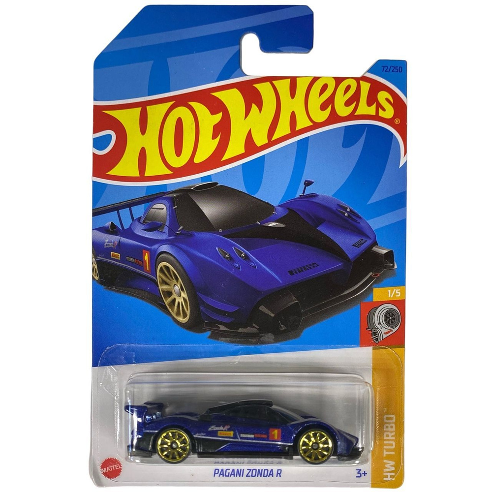 Hot Wheels металлическая, коллекционная в масштабе 1:64 PAGANI ZONDA R  #1