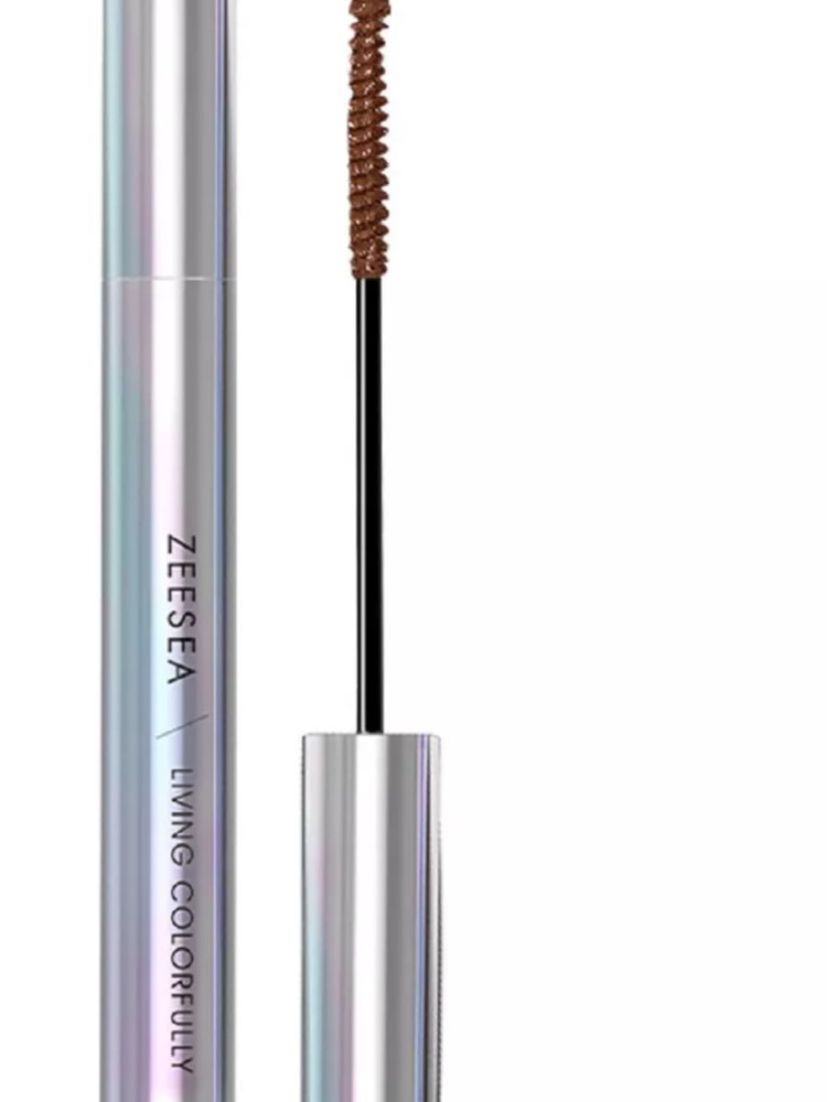 ZeeSea Тушь для ресниц color mascara тон brown , коричневый, 4 г #1