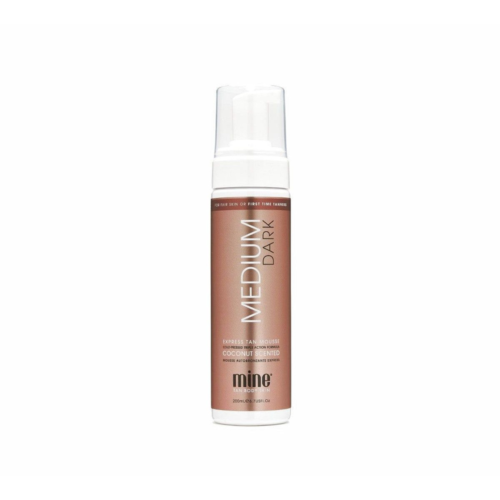 Мусс - автозагар для тела Mine tan Medium Dark Self Tan Mousse - 1 шт #1