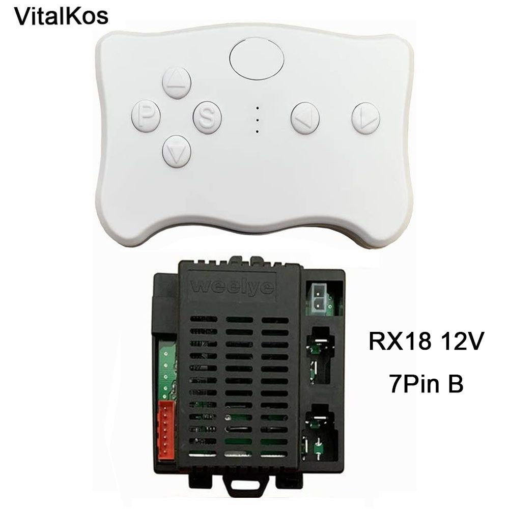 TX1,RX18 12V B(Четырехсторонняя розетка) Пульт дистанционного управления и приемник,Компоненты для замены #1