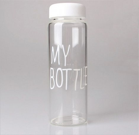 Бутылка my bottle объем 0,5 белая #1