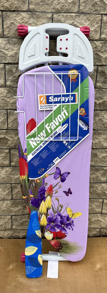 Гладильная доска SARAYLI NEW FAVORI 14 (оригинал) с полкой для белья,(155х45х90см) (Турция)  #1