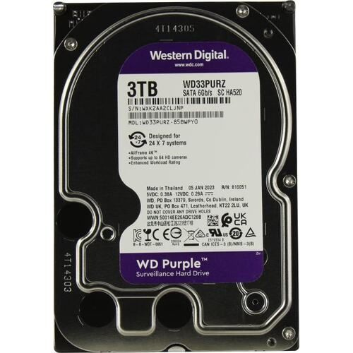 Western Digital 3 ТБ Внутренний жесткий диск (WD33PURZ)  #1