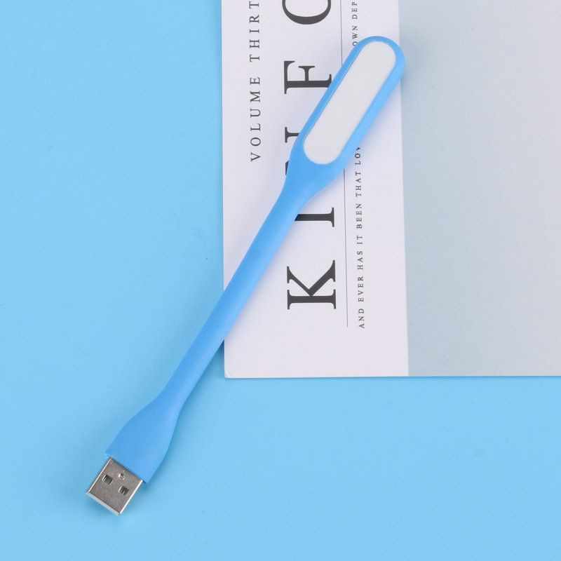 Светильник гибкий светодиодный USB LED, 5 ватт, 6 диодов, голубой  #1