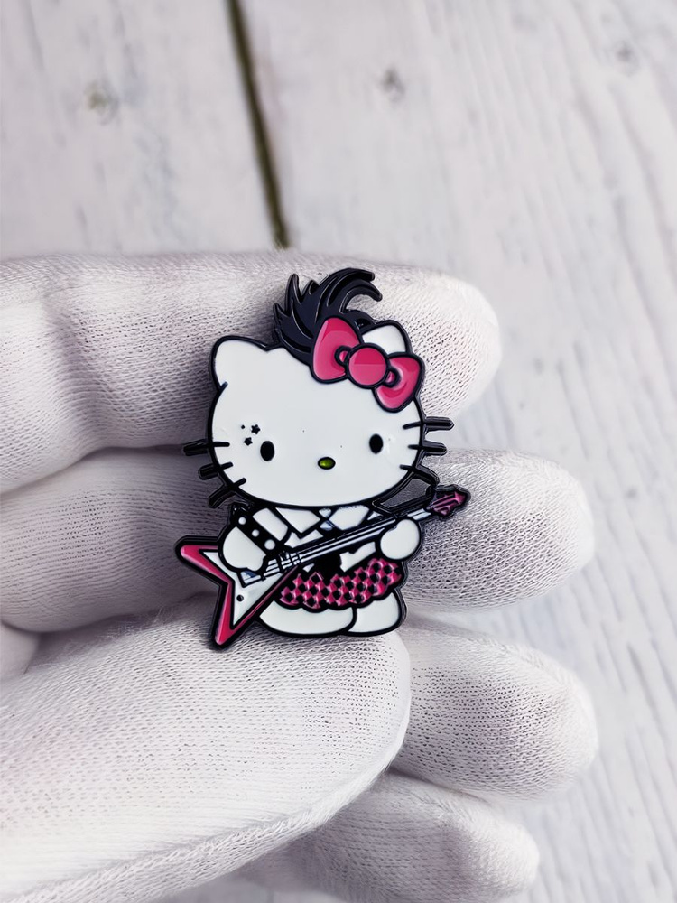 Металлический значок пин / "Hello Kitty" / Хэллоу Китту #1