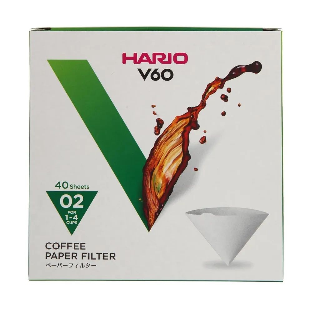 Hario Фильтр для кофе белые №2, 40 шт #1