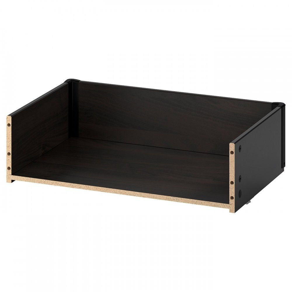 Каркас ящика IKEA BESTA БЕСТО, 60x15x40 см, черно-коричневый #1