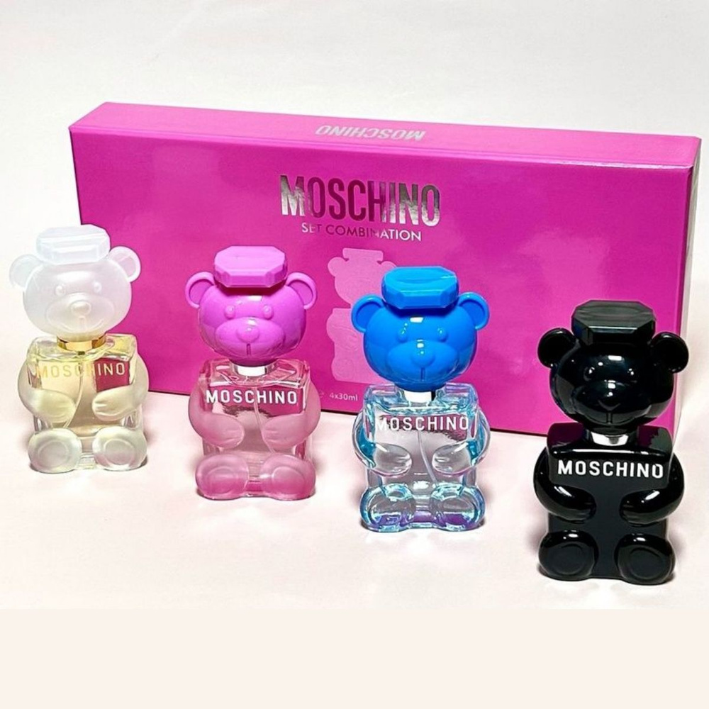 Парфюмерный Вода парфюмерная набор Moschino Toy 2, Туалетная вода Moschino  Toy 2, Москино той 2, 4 флакона по 30 мл 30 мл