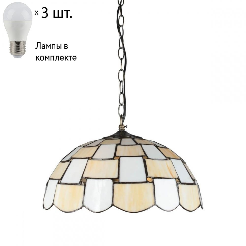 Люстра подвесная с лампочками Omnilux OML-80103-03+Lamps #1