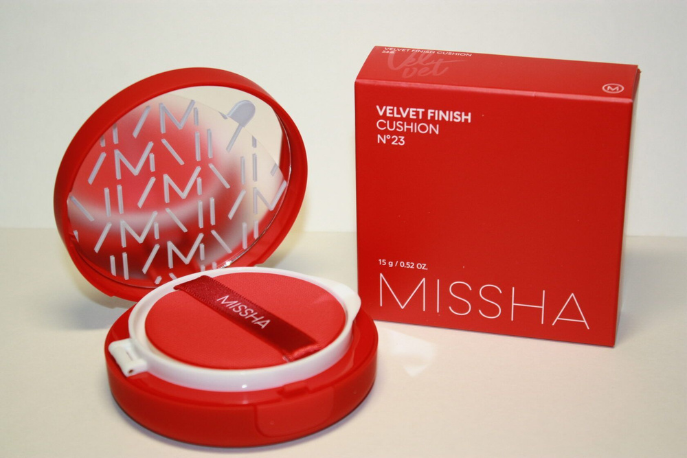 Missha Тональный кушон для лица № 23 Натуральный беж - Velvet Finish ...