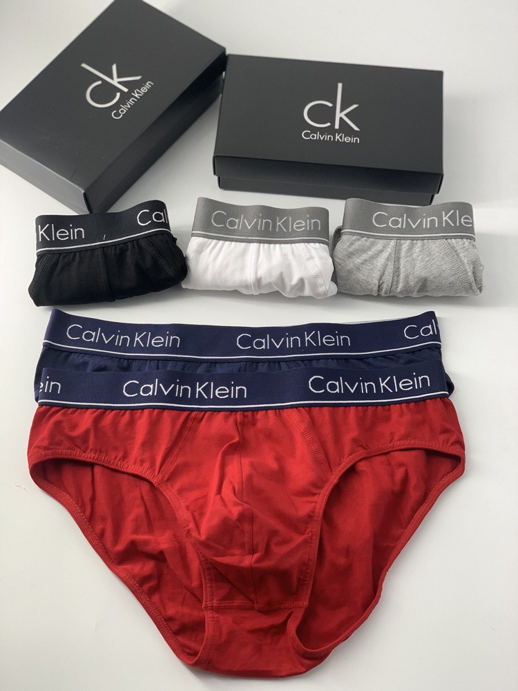 Трусы боксеры, брифы Calvin Klein, 3 шт #1