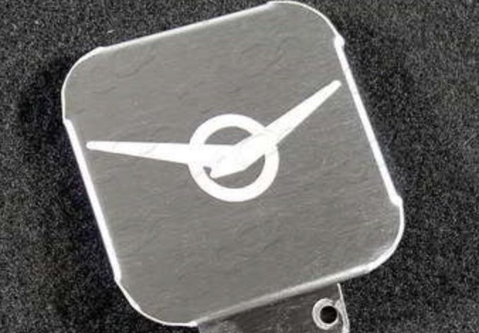 Заглушка на фаркоп под квадрат 50x50 с логотипом Уаз, (нерж.сталь) TCUZUAZ1  #1