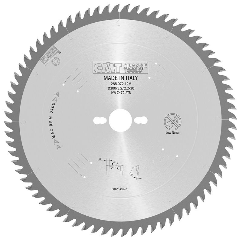 Пильный диск СМТ Италия продольный поперечный рез 350x30x3,5/2,5Z 84  #1