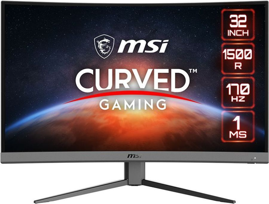 MSI 31.5" Монитор 9S6-3DA61T-050, черный #1